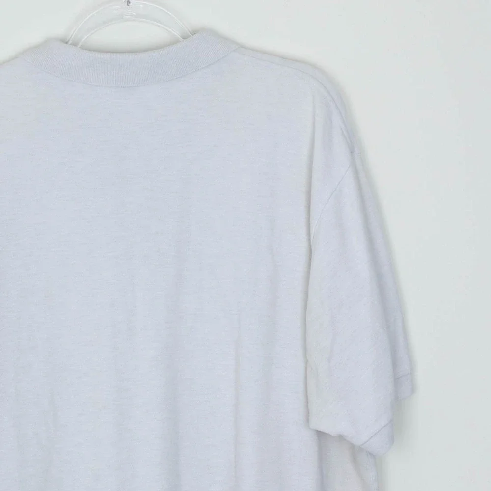 Polo Ralph Lauren Mens‎ XXL Cream Short Sleeve Collared Polo Shirt Preppy Office